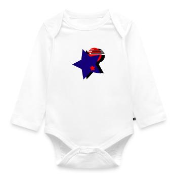 Euro universalis - Organic Longsleeve Baby Bodysuit - white - Front