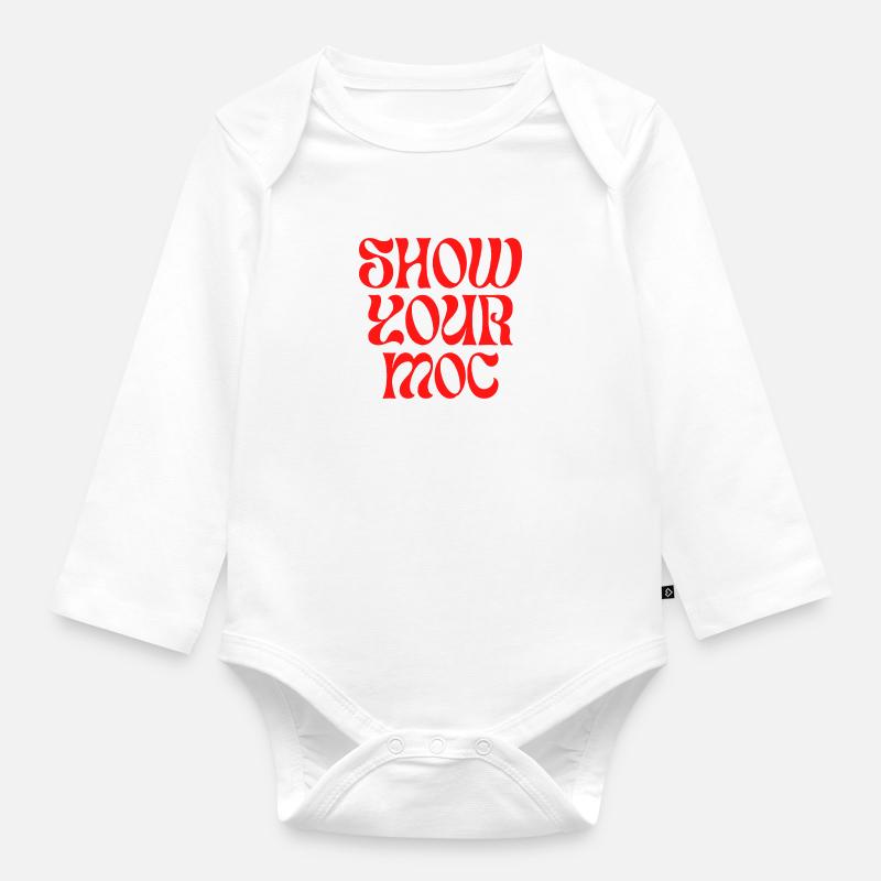 rétro1 - Body Bébé bio manches longues - blanc