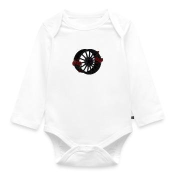 Rim - Organic Longsleeve Baby Bodysuit - white - Front