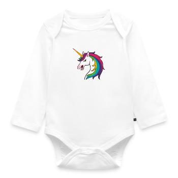 Unicron Evil - Organic Longsleeve Baby Bodysuit - white - Front