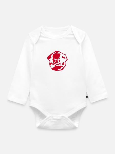 Karl Marx - Baby Bio-Langarm-Body - Weiß