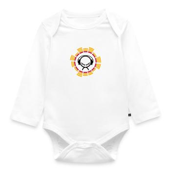 equalizer - Baby Bio-Langarm-Body - Weiß - Vorne