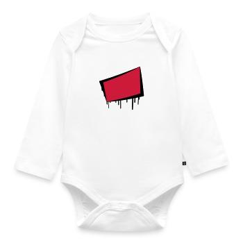 Frame - Organic Longsleeve Baby Bodysuit - white - Front