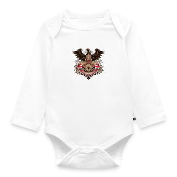 German Eagle - Organic Longsleeve Baby Bodysuit - white - Front