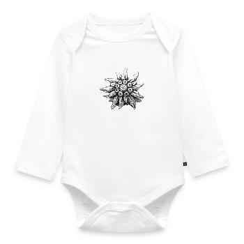 edelweiss - Baby Bio-Langarm-Body - Weiß - Vorne