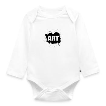 art - Baby Bio-Langarm-Body - Weiß - Vorne