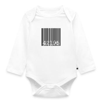 marathon - Baby Bio-Langarm-Body - Weiß - Vorne