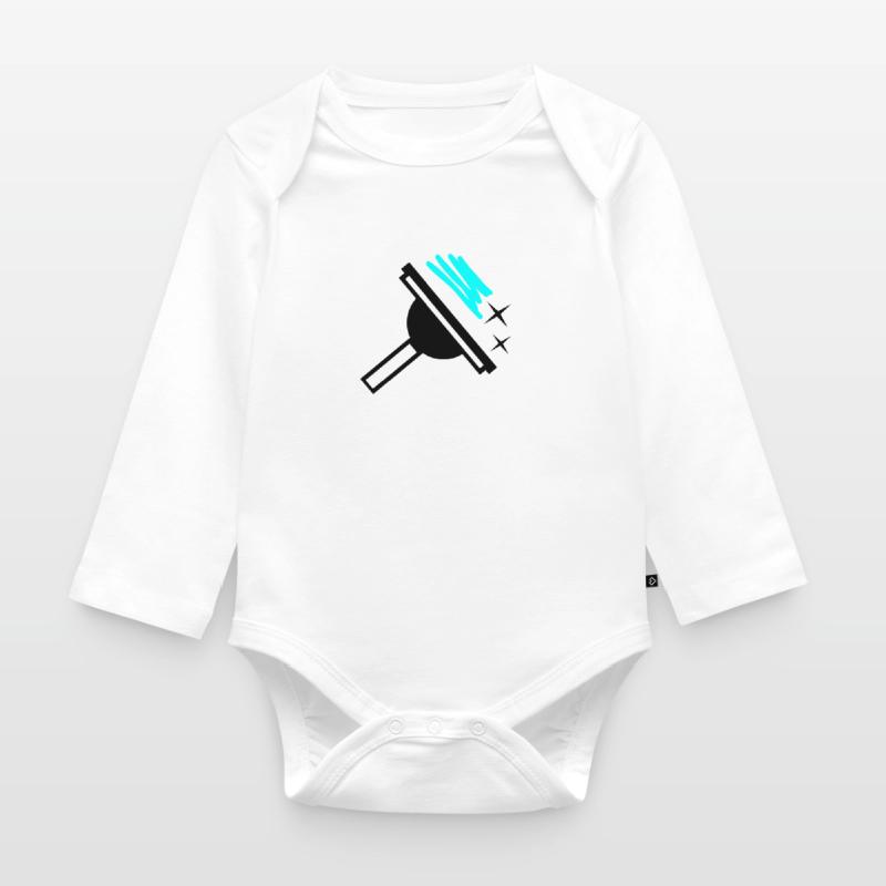 Window cleaner Organic Longsleeve Baby Bodysuit
