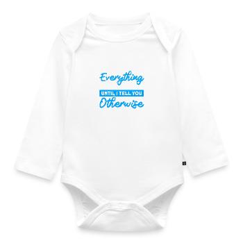 QA Engineer QA Tester Software Tester - Organic Longsleeve Baby Bodysuit - white - Front