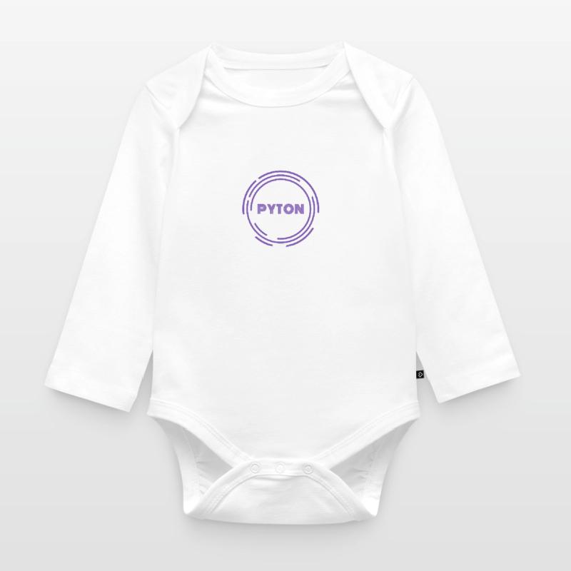Python Organic Longsleeve Baby Bodysuit