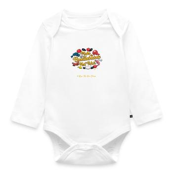 Make Bouillabaisse Not War & Keep the sea clean - Organic Longsleeve Baby Bodysuit - white - Front