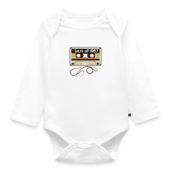 Legendary vintage 1967 - Organic Longsleeve Baby Bodysuit - white - Front