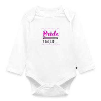bride loading - Baby Bio-Langarm-Body - Weiß - Vorne
