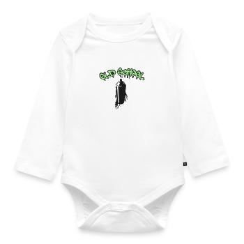 Spray Can Old School - Organic Longsleeve Baby Bodysuit - white - Front