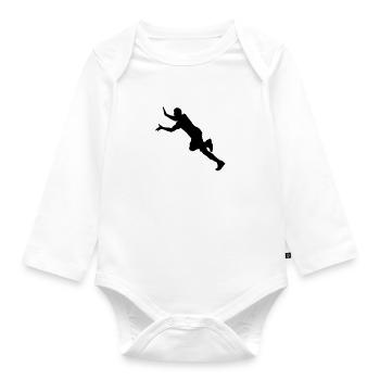 Jump - Organic Longsleeve Baby Bodysuit - white - Front