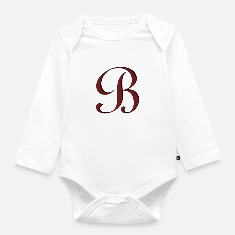 B - Baby Bio-Langarm-Body - Weiß