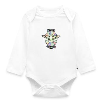 PeaceForce - Organic Longsleeve Baby Bodysuit - white - Front