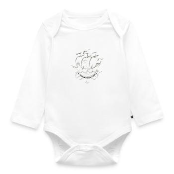 Bremerhaven - Organic Longsleeve Baby Bodysuit - white - Front