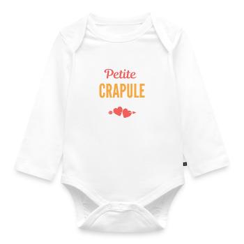Petite Crapule - Body Bébé bio manches longues - blanc - Devant