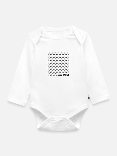 Cold Hawaii - Baby Bio-Langarm-Body - Weiß