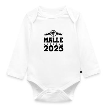 malle 2025 - Baby Bio-Langarm-Body - Weiß - Vorne