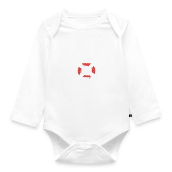 Rettungsschwimmer Schwimmmeister Bademeister - Baby Bio-Langarm-Body - Weiß - Vorne