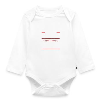 Ich bin der Bauherr Bauleiter Richtfest - Baby Bio-Langarm-Body - Weiß - Vorne