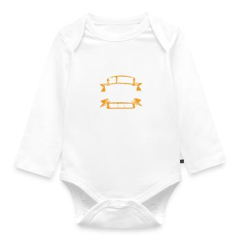 Was sie will 30. Hochzeitstag Perlenhochzeit - Baby Bio-Langarm-Body - Weiß - Vorne