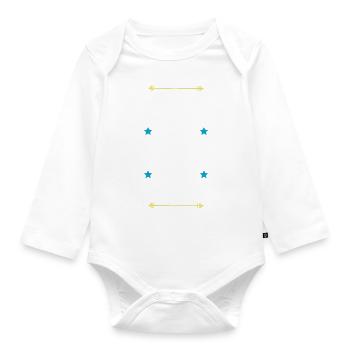Ibiza Party Crew - Organic Longsleeve Baby Bodysuit - white - Front