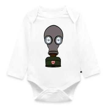 GP5 is alive! - Organic Longsleeve Baby Bodysuit - white - Front