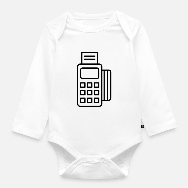 Dispositif EC - Body Bébé bio manches longues - blanc