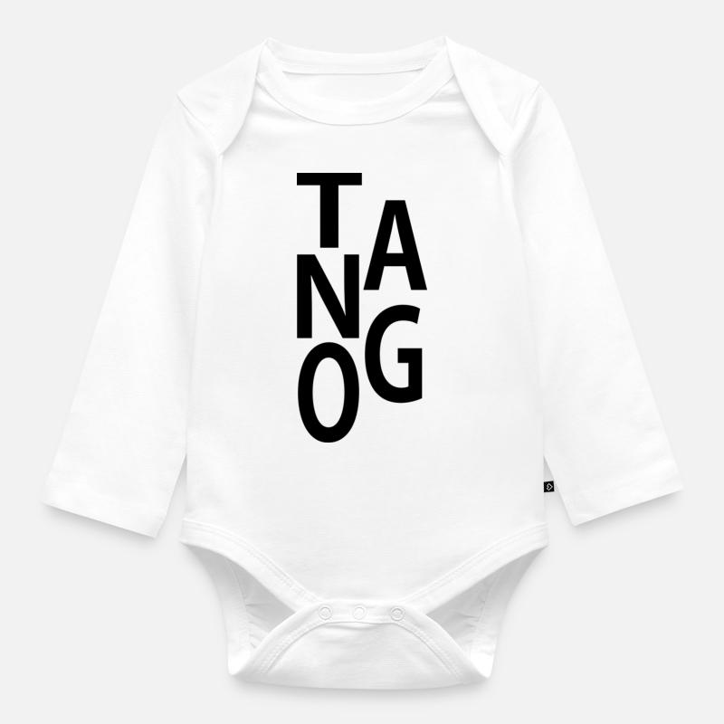 tango - Body Bébé bio manches longues - blanc