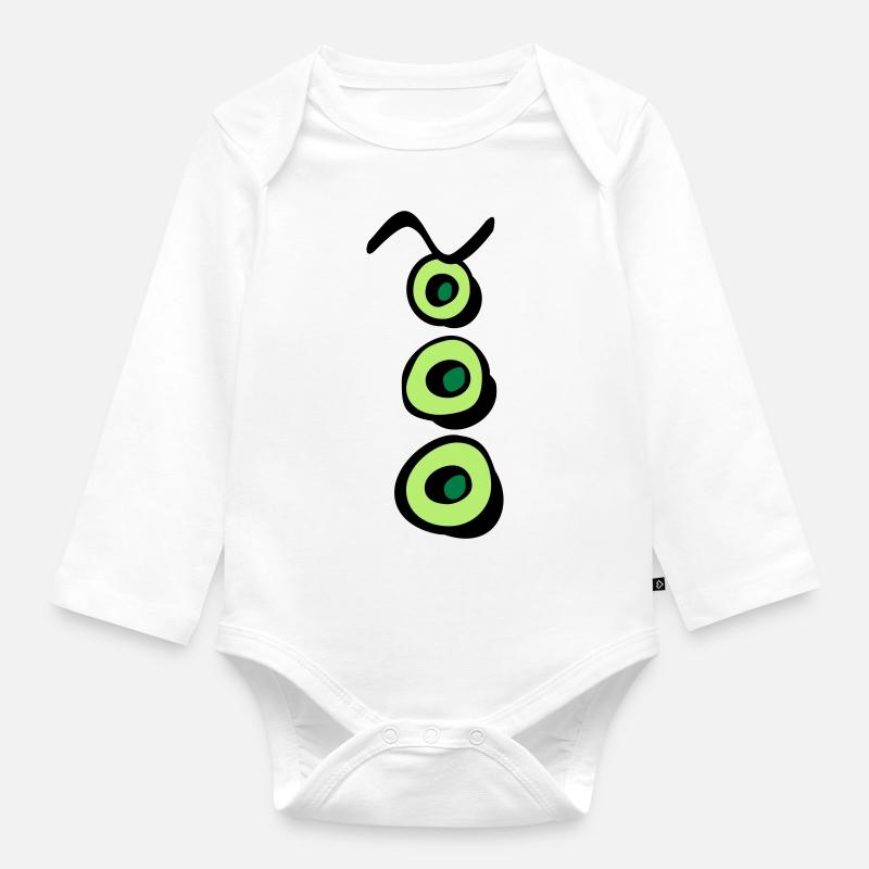tentakel_p - Body Bébé bio manches longues - blanc