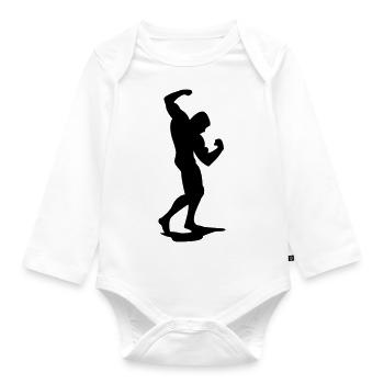 Pose - Baby Bio-Langarm-Body - Weiß - Vorne
