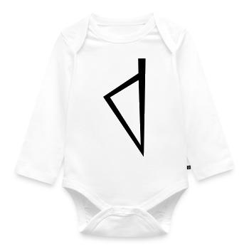 Korsika Stil - Baby Bio-Langarm-Body - Weiß - Vorne