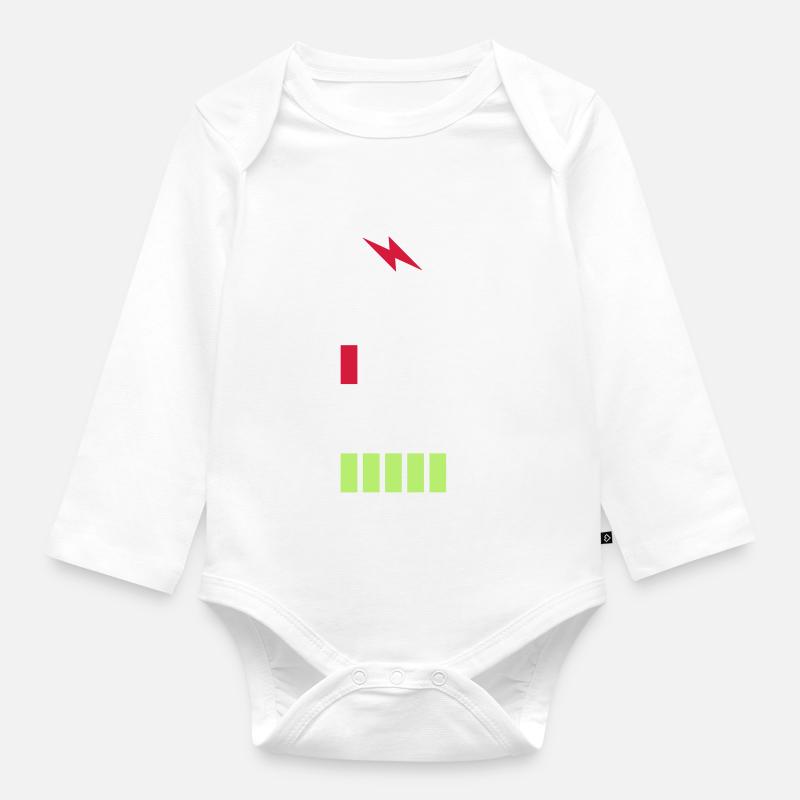 Batterie maman papa bébé - Body Bébé bio manches longues - blanc