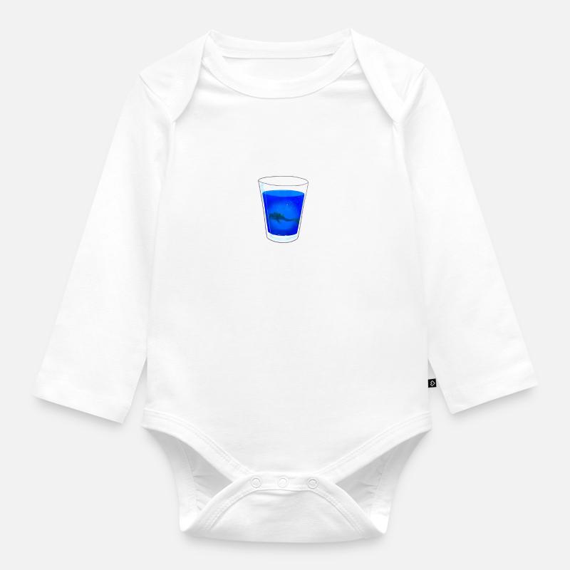 Plongée sous marine - Body Bébé bio manches longues - blanc