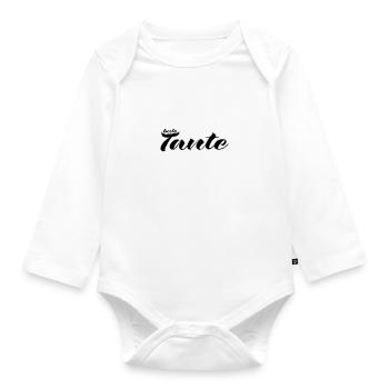 tante 2023 2f 17 - Baby Bio-Langarm-Body - Weiß - Vorne