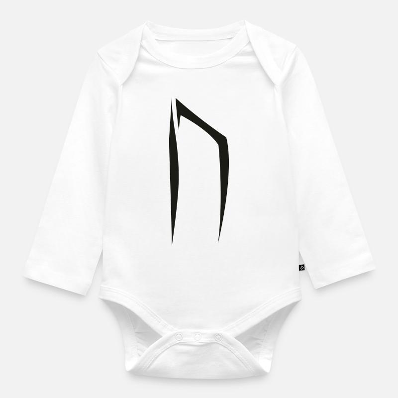 uruz - Body Bébé bio manches longues - blanc