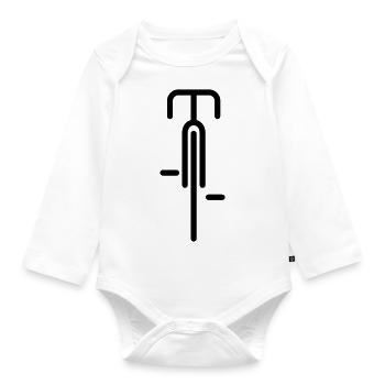 Bike - Bike - Organic Longsleeve Baby Bodysuit - white - Front