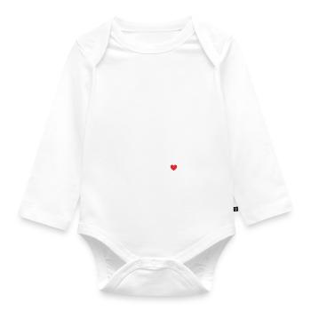 J’adore le tennis - Body Bébé bio manches longues - blanc - Devant