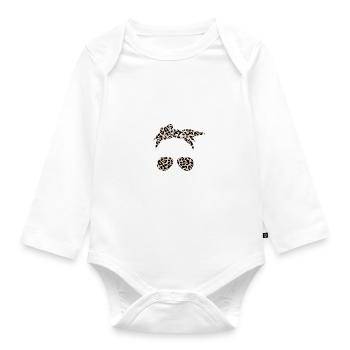 Mon corps Ma décision - Body Bébé bio manches longues - blanc - Devant