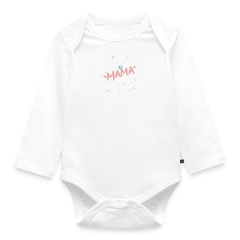 Mama Abenteuer: Muttertag Geburtstag Beste - Baby Bio-Langarm-Body - Weiß - Vorne