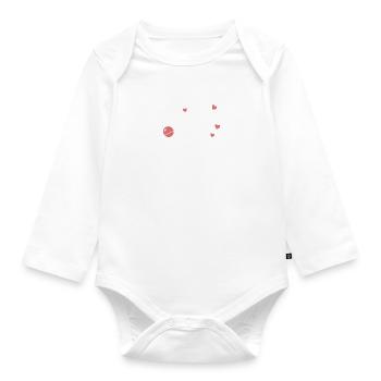 Mama Geburtstag Weihnachten Beste Mütter Muttertag - Baby Bio-Langarm-Body - Weiß - Vorne