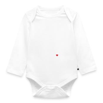 J’adore le tennis - Body Bébé bio manches longues - blanc - Devant