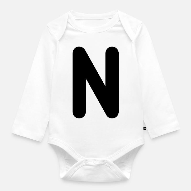 n - Baby Bio-Langarm-Body - Weiß