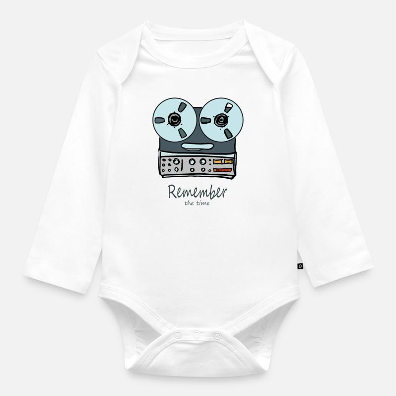 RememberTonband - Body Bébé bio manches longues - blanc