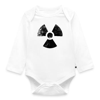 SHAPES SHAPE GRUNGE - Organic Longsleeve Baby Bodysuit - white - Front