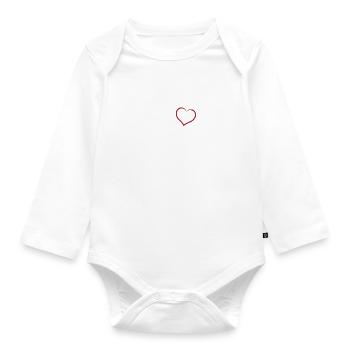 J'aime le Canada - Body Bébé bio manches longues - blanc - Devant