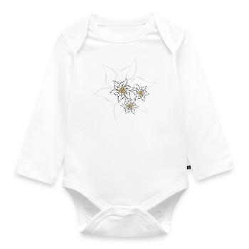 edelweiss - Organic Longsleeve Baby Bodysuit - white - Front